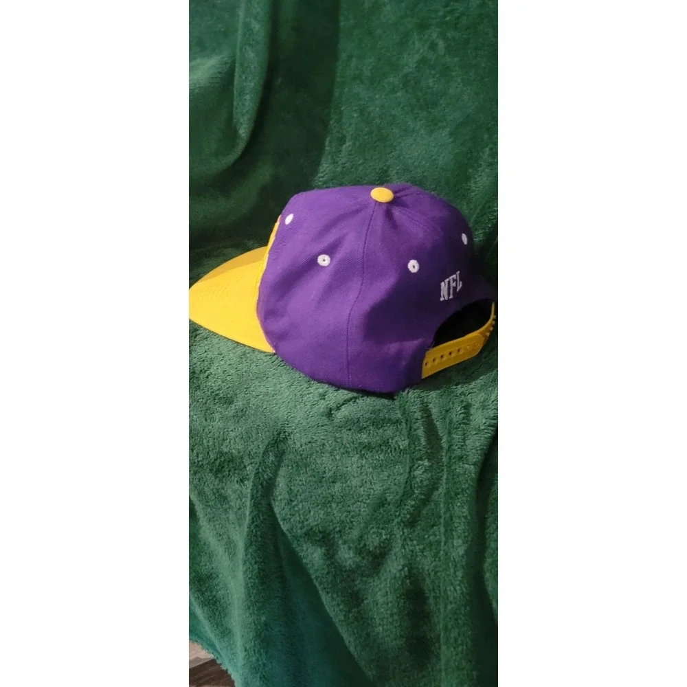 Minnesota Vikings Hat Lot (3) NFL Caps Purple Gold New Era‎ Adjustable